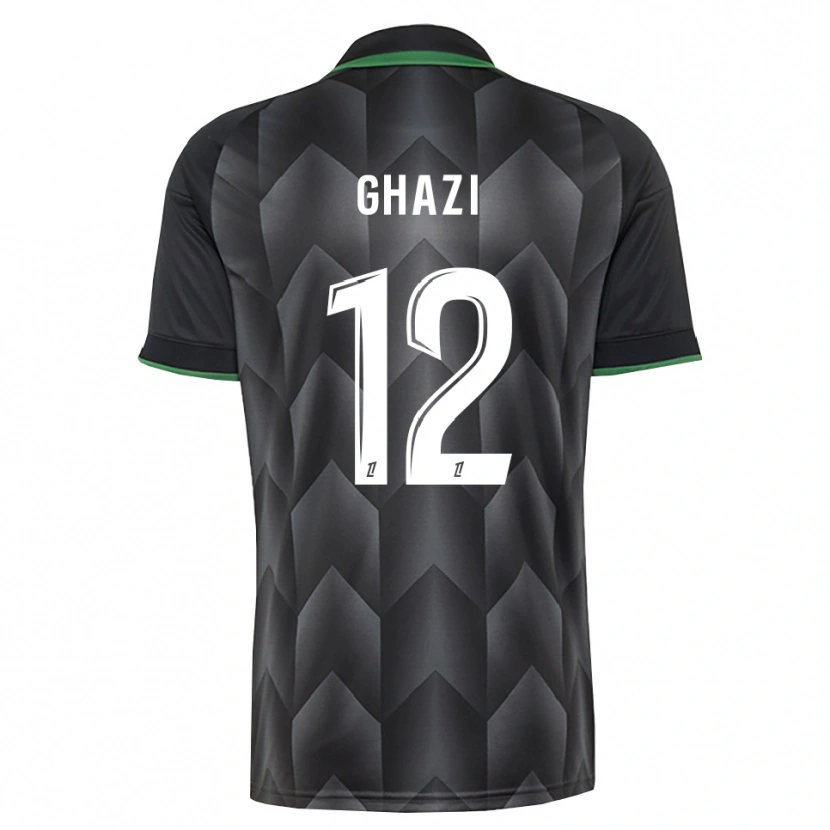Danxen Hombre Camiseta Ali Ghazi #12 Verde Blanco Negro 2ª Equipación 2026/27 La Camisa México
