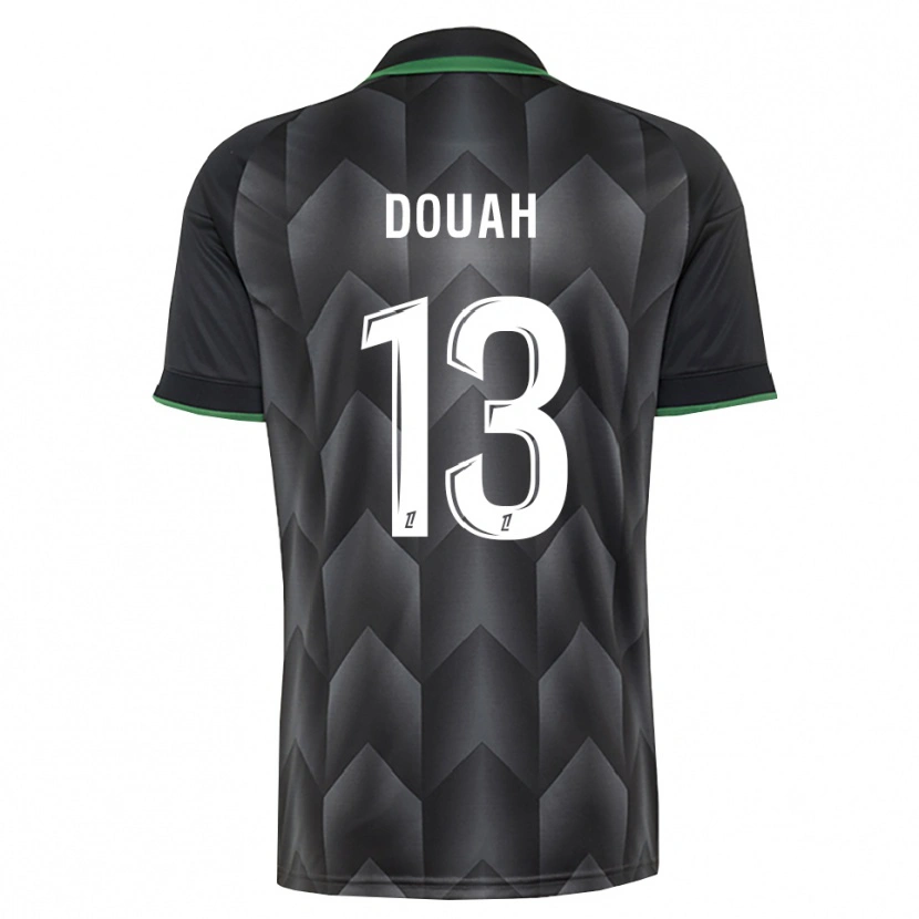 Danxen Hombre Camiseta Chemssedine Douah #13 Verde Blanco Negro 2ª Equipación 2026/27 La Camisa México