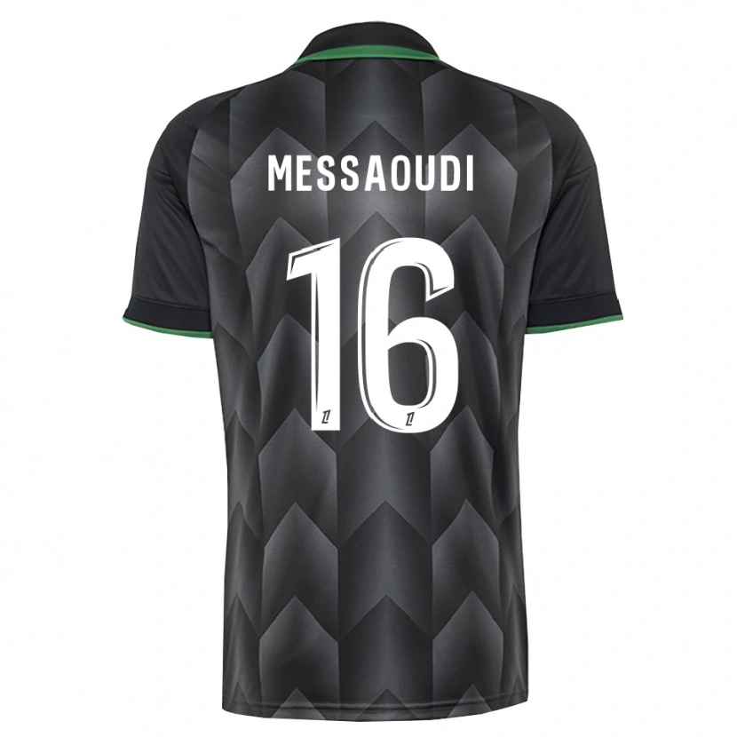 Danxen Hombre Camiseta Fedwan Messaoudi #16 Verde Blanco Negro 2ª Equipación 2026/27 La Camisa México