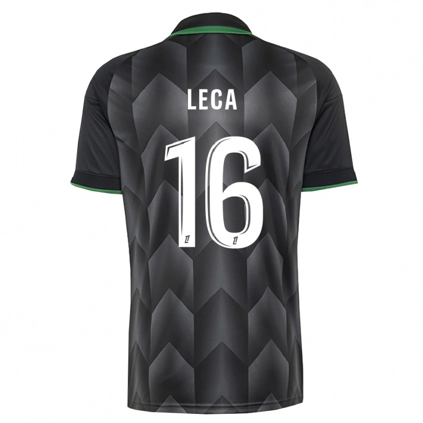 Danxen Hombre Camiseta Jean-Louis Leca #16 Verde Blanco Negro 2ª Equipación 2026/27 La Camisa México