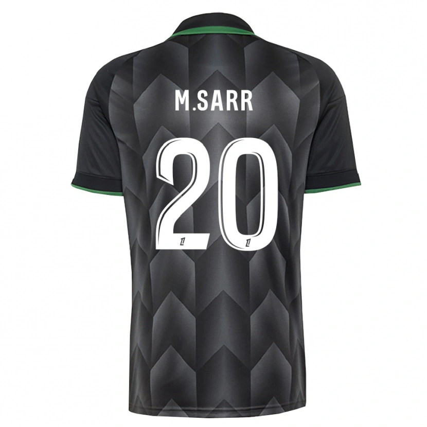 Danxen Hombre Camiseta Malang Sarr #20 Verde Blanco Negro 2ª Equipación 2026/27 La Camisa México