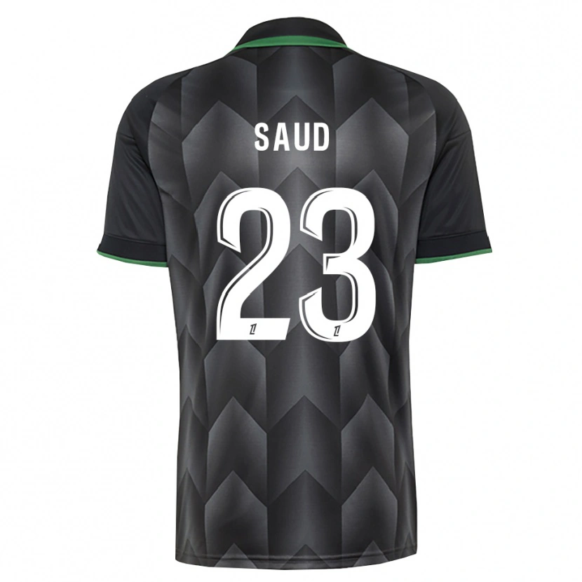 Danxen Hombre Camiseta Saud Abdulhamid #23 Verde Blanco Negro 2ª Equipación 2026/27 La Camisa México