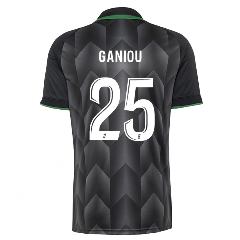Danxen Hombre Camiseta Ismaëlo Ganiou #25 Verde Blanco Negro 2ª Equipación 2026/27 La Camisa México