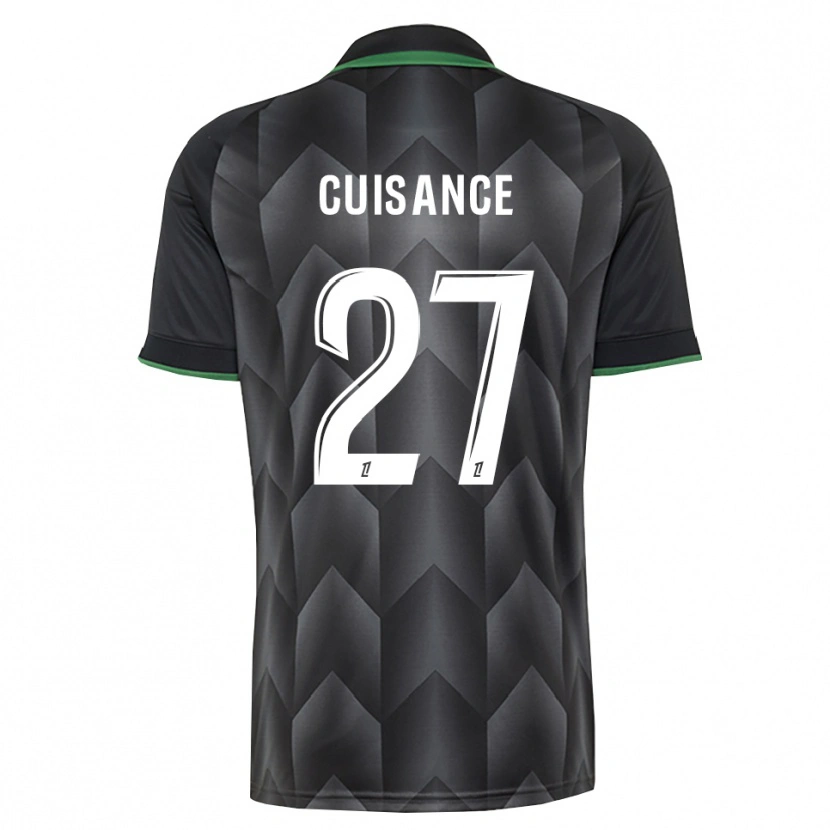 Danxen Hombre Camiseta Michaël Cuisance #27 Verde Blanco Negro 2ª Equipación 2026/27 La Camisa México