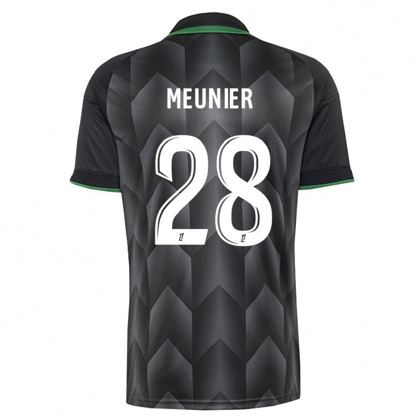 Danxen Hombre Camiseta Jennifer Meunier #28 Verde Blanco Negro 2ª Equipación 2026/27 La Camisa México
