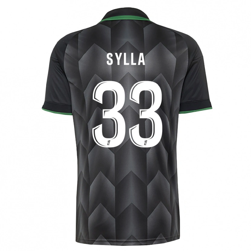 Danxen Hombre Camiseta Fodé Sylla #33 Verde Blanco Negro 2ª Equipación 2026/27 La Camisa México