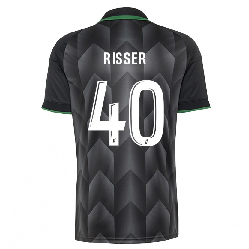 Danxen Hombre Camiseta Robin Risser #40 Verde Blanco Negro 2ª Equipación 2026/27 La Camisa México