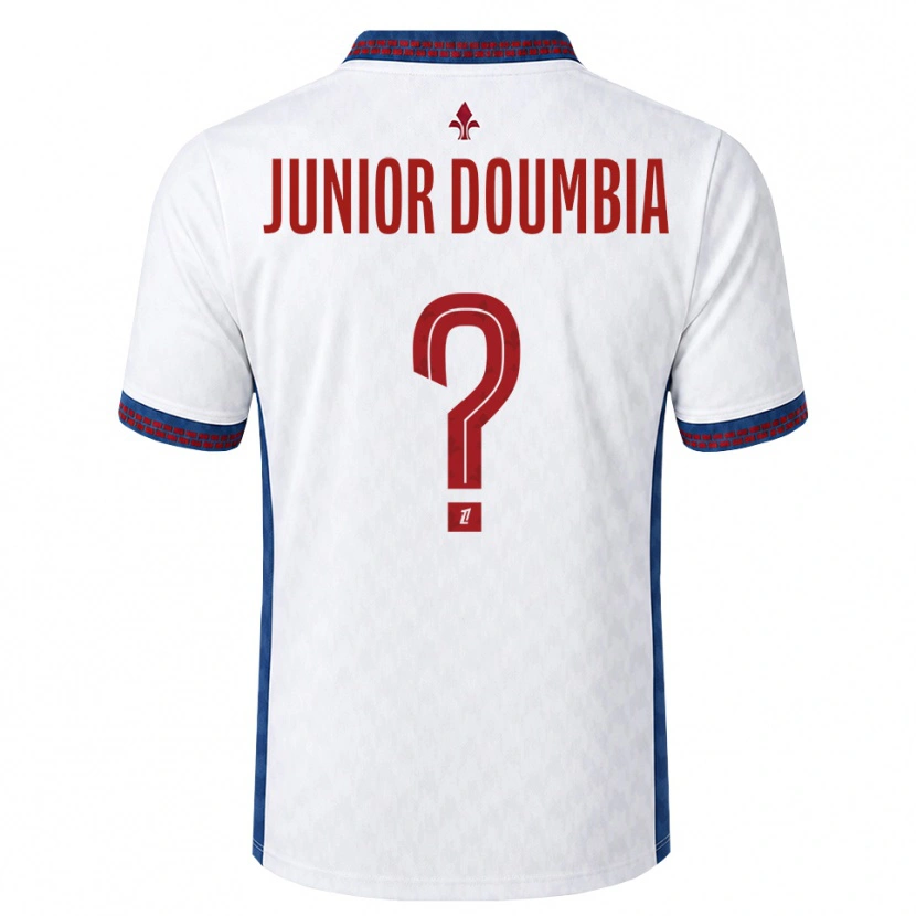 Danxen Hombre Camiseta Samba Junior Doumbia #0 Rojo Blanco Azul 2ª Equipación 2026/27 La Camisa México