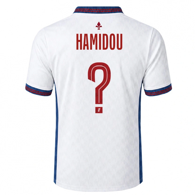 Danxen Hombre Camiseta Jamila Hamidou #0 Rojo Blanco Azul 2ª Equipación 2026/27 La Camisa México