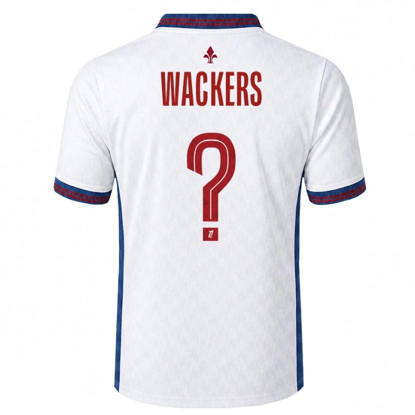 Danxen Hombre Camiseta Maxime Wackers #0 Rojo Blanco Azul 2ª Equipación 2026/27 La Camisa México