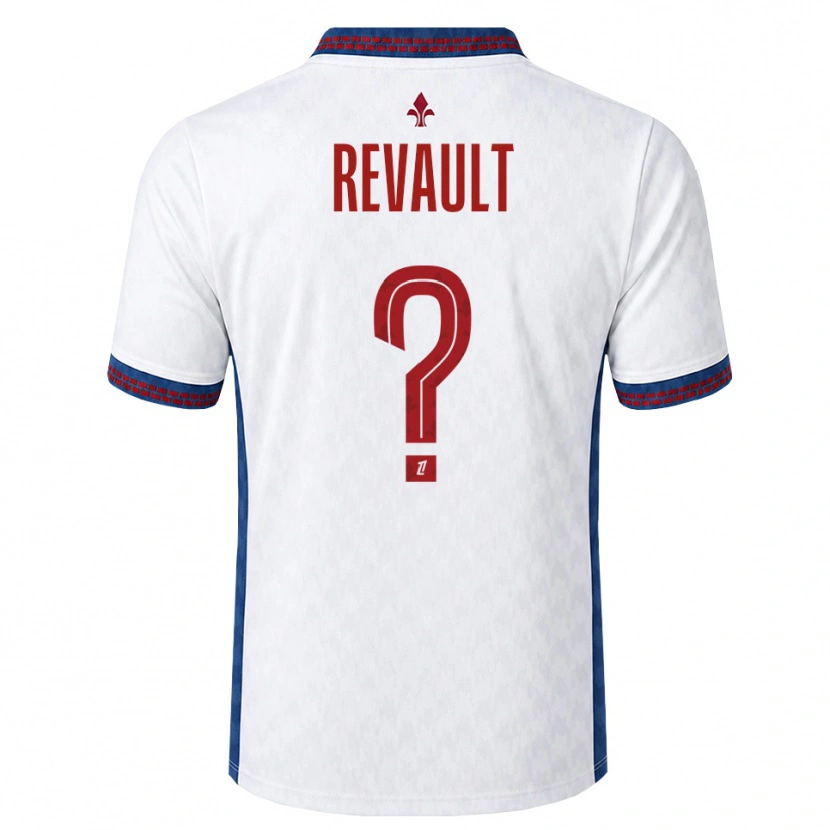 Danxen Hombre Camiseta Joris Revault #0 Rojo Blanco Azul 2ª Equipación 2026/27 La Camisa México