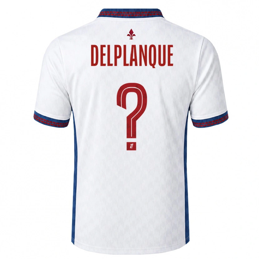 Danxen Hombre Camiseta Gaël Delplanque #0 Rojo Blanco Azul 2ª Equipación 2026/27 La Camisa México