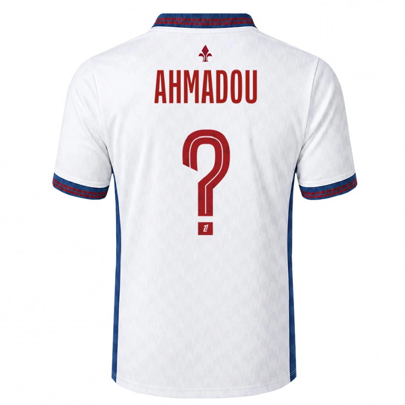 Danxen Hombre Camiseta Messina Ahmadou #0 Rojo Blanco Azul 2ª Equipación 2026/27 La Camisa México