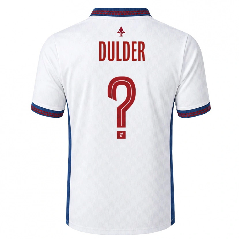 Danxen Hombre Camiseta Sifra Dulder #0 Rojo Blanco Azul 2ª Equipación 2026/27 La Camisa México