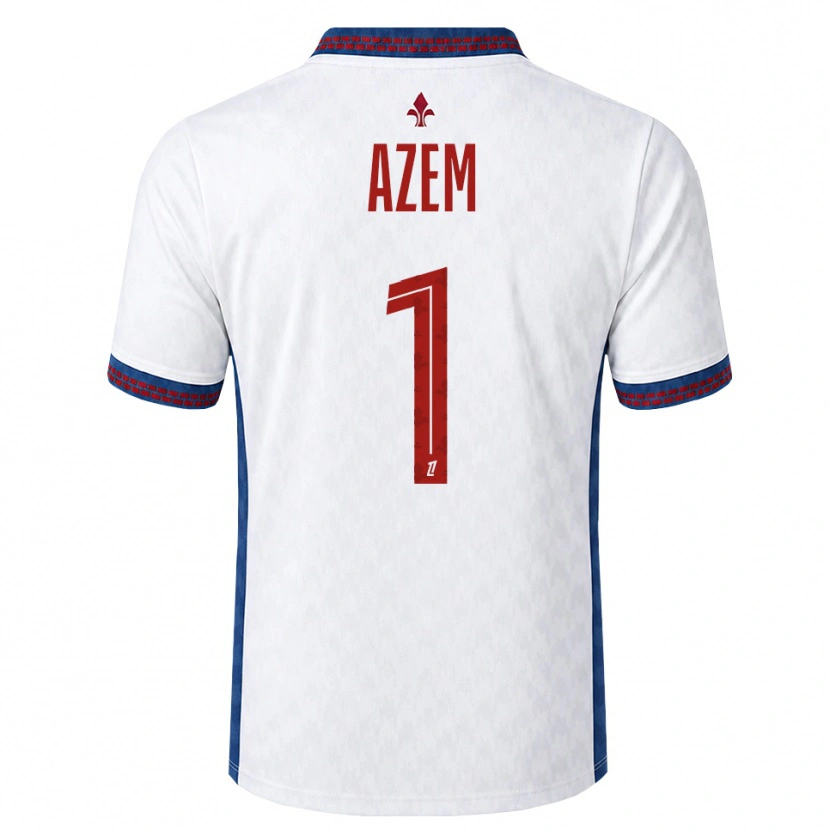 Danxen Hombre Camiseta Floriane Azem #1 Rojo Blanco Azul 2ª Equipación 2026/27 La Camisa México
