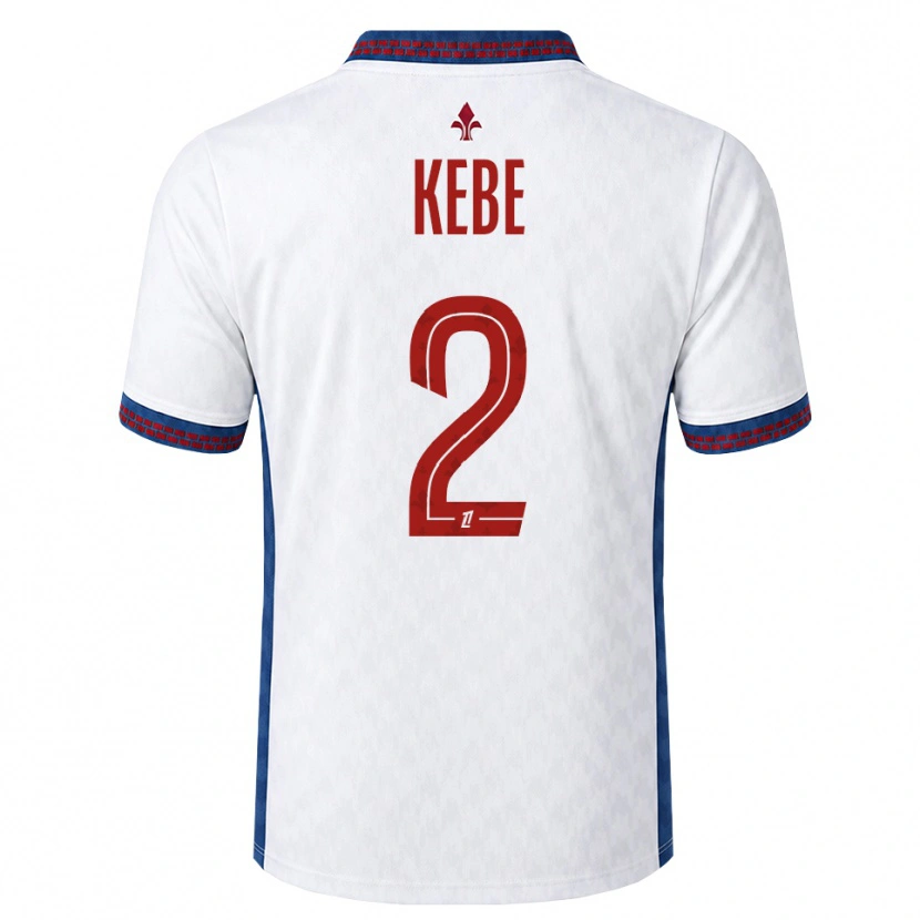 Danxen Hombre Camiseta Hamadi Kebe #2 Rojo Blanco Azul 2ª Equipación 2026/27 La Camisa México