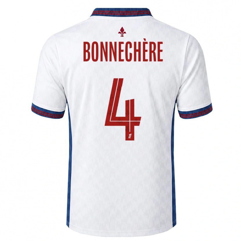 Danxen Hombre Camiseta Victor Bonnechère #4 Rojo Blanco Azul 2ª Equipación 2026/27 La Camisa México
