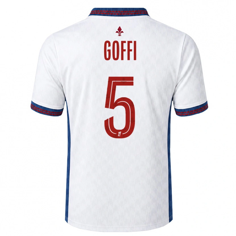 Danxen Hombre Camiseta Maxima Goffi #5 Rojo Blanco Azul 2ª Equipación 2026/27 La Camisa México