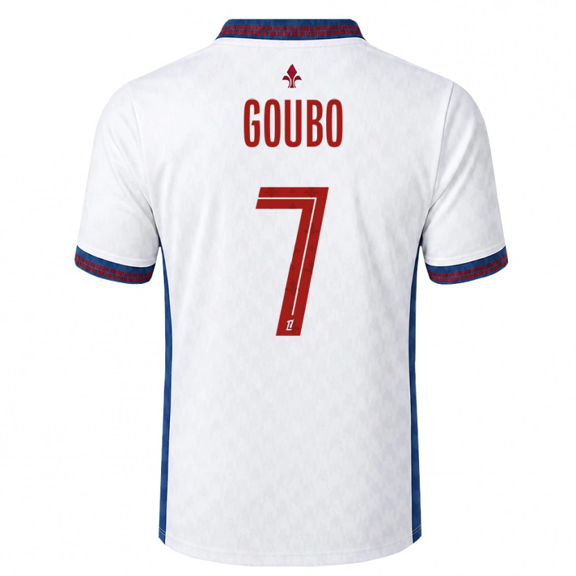 Danxen Hombre Camiseta Antoine Goubo #7 Rojo Blanco Azul 2ª Equipación 2026/27 La Camisa México