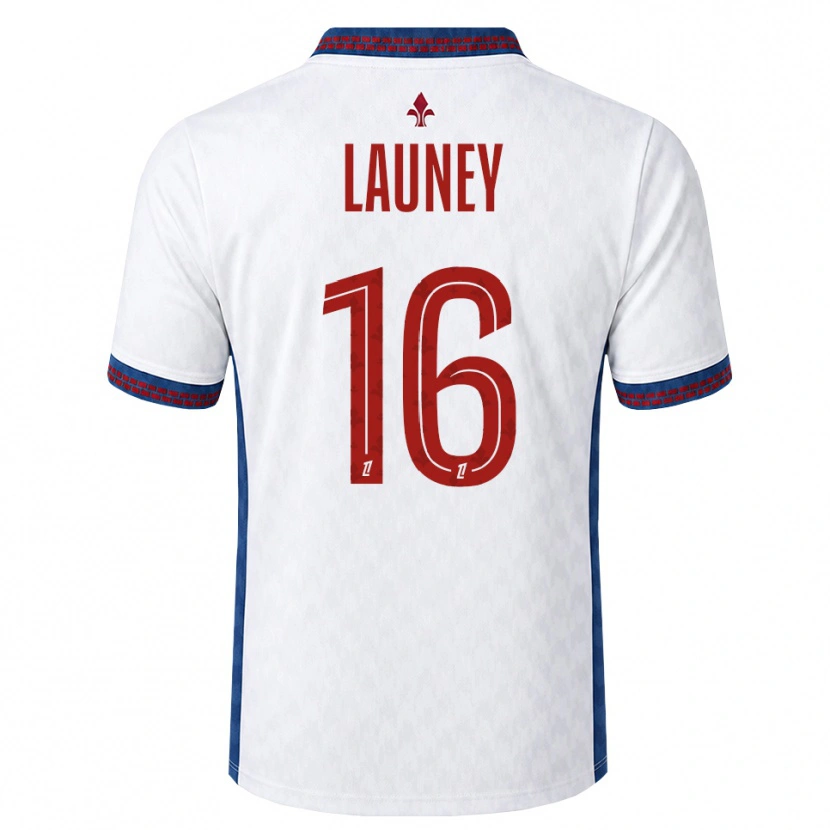 Danxen Hombre Camiseta Elisa Launey #16 Rojo Blanco Azul 2ª Equipación 2026/27 La Camisa México