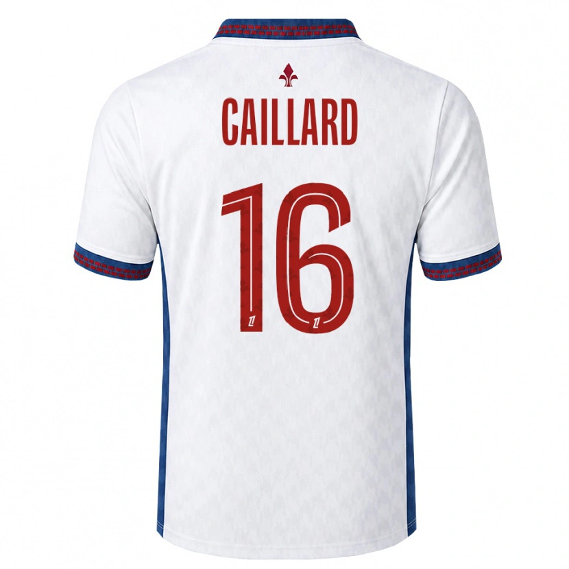 Danxen Hombre Camiseta Marc-Aurèle Caillard #16 Rojo Blanco Azul 2ª Equipación 2026/27 La Camisa México