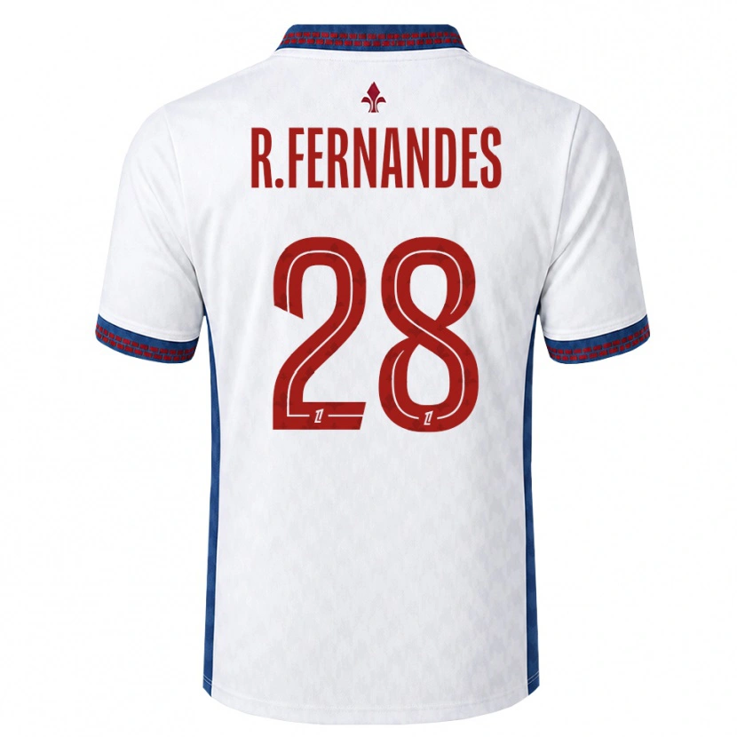 Danxen Hombre Camiseta Rafael Fernandes #28 Rojo Blanco Azul 2ª Equipación 2026/27 La Camisa México