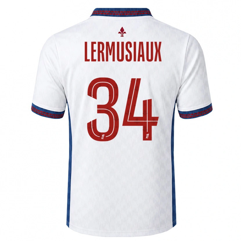 Danxen Hombre Camiseta Chrystal Lermusiaux #34 Rojo Blanco Azul 2ª Equipación 2026/27 La Camisa México