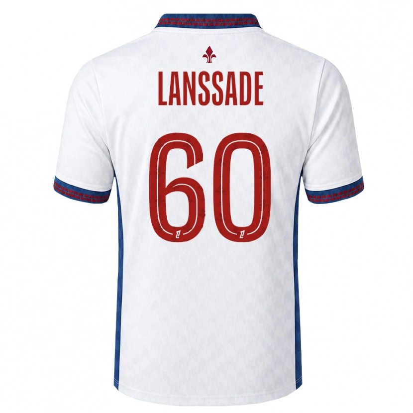 Danxen Hombre Camiseta Zadig Lanssade #60 Rojo Blanco Azul 2ª Equipación 2026/27 La Camisa México