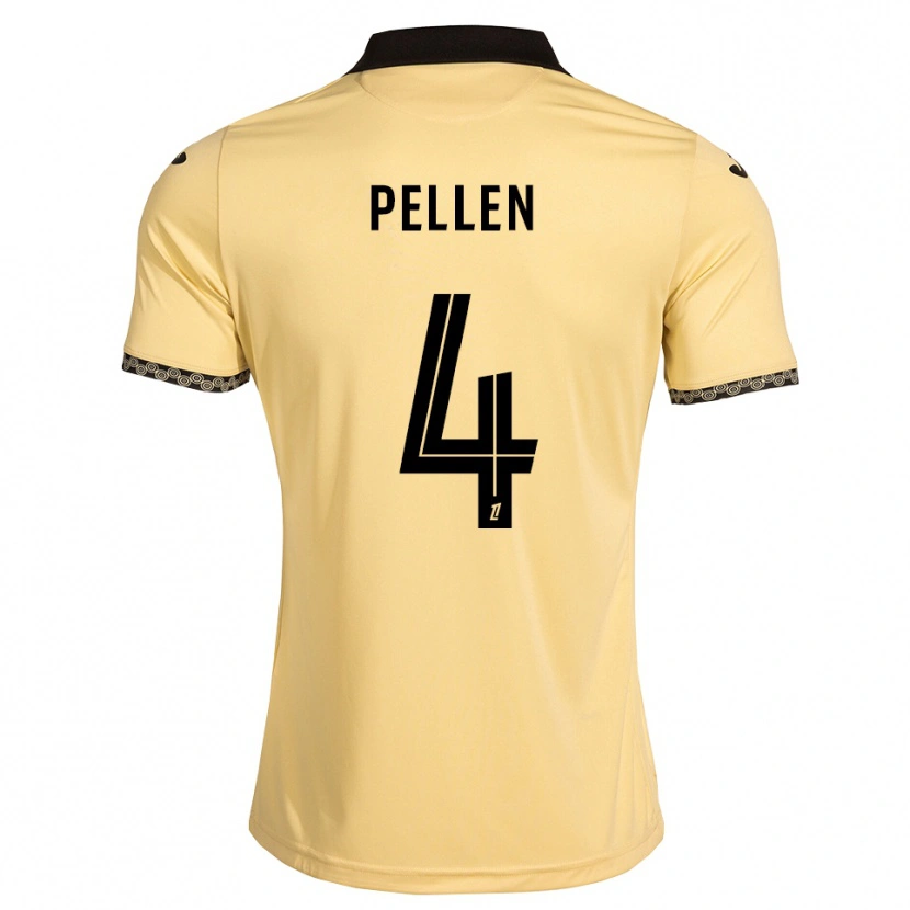 Danxen Hombre Camiseta Louise Pellen #4 Blanco Navajo Negro 2ª Equipación 2026/27 La Camisa México