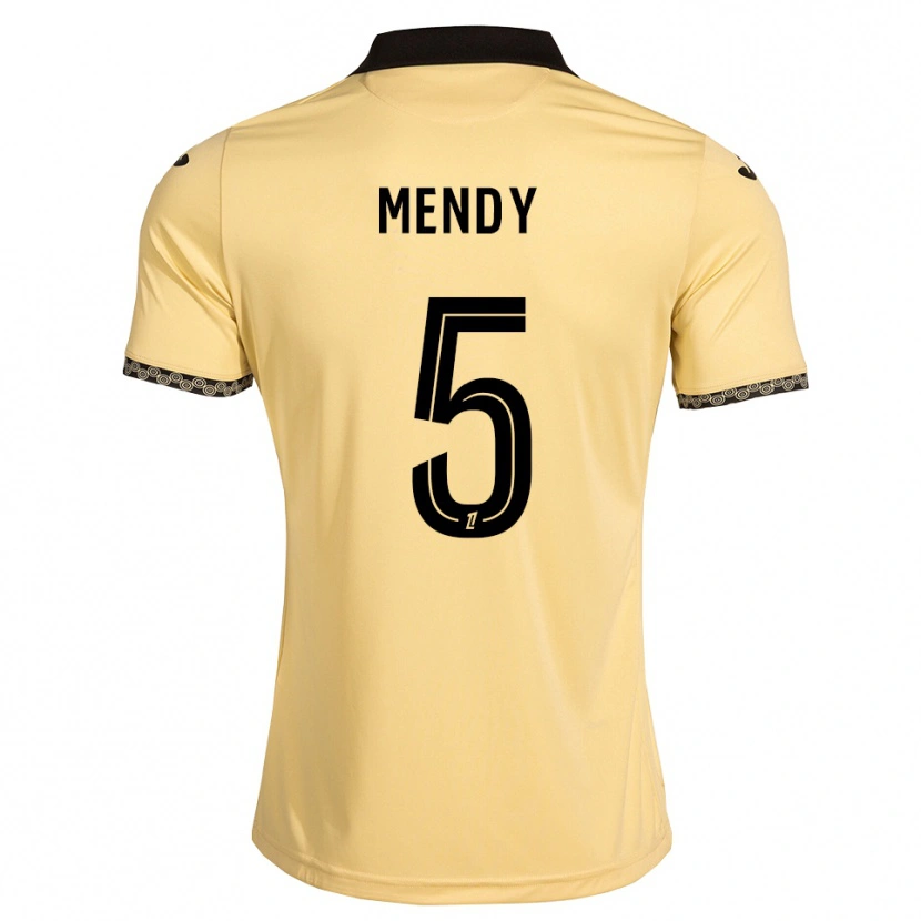 Danxen Hombre Camiseta Benjamin Mendy #5 Blanco Navajo Negro 2ª Equipación 2026/27 La Camisa México