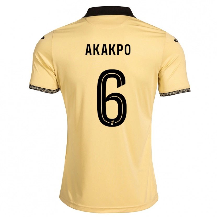 Danxen Hombre Camiseta Izak Akakpo #6 Blanco Navajo Negro 2ª Equipación 2026/27 La Camisa México