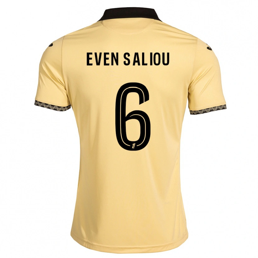 Danxen Hombre Camiseta Emy Even Saliou #6 Blanco Navajo Negro 2ª Equipación 2026/27 La Camisa México