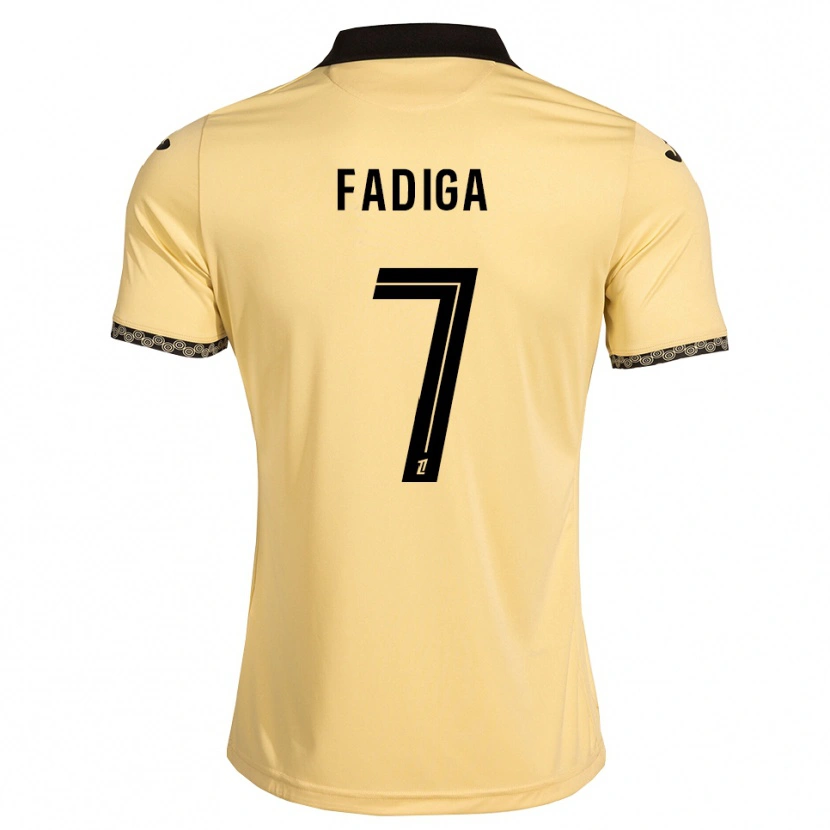 Danxen Hombre Camiseta Bandiougou Fadiga #7 Blanco Navajo Negro 2ª Equipación 2026/27 La Camisa México