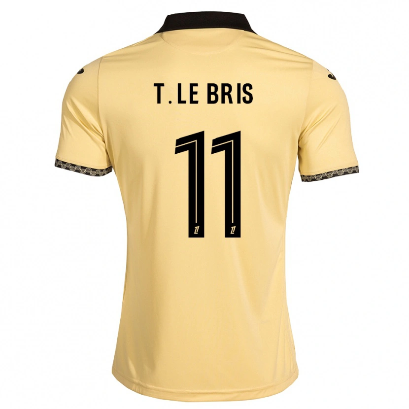Danxen Hombre Camiseta Théo Le Bris #11 Blanco Navajo Negro 2ª Equipación 2026/27 La Camisa México