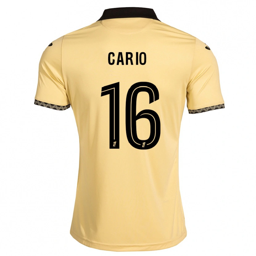 Danxen Hombre Camiseta Anthony Cario #16 Blanco Navajo Negro 2ª Equipación 2026/27 La Camisa México