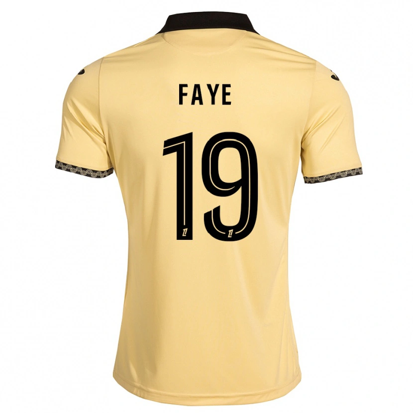 Danxen Hombre Camiseta Souleymane Faye #19 Blanco Navajo Negro 2ª Equipación 2026/27 La Camisa México