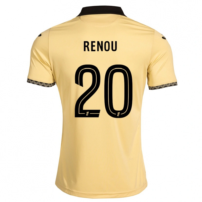 Danxen Hombre Camiseta Camille Renou #20 Blanco Navajo Negro 2ª Equipación 2026/27 La Camisa México