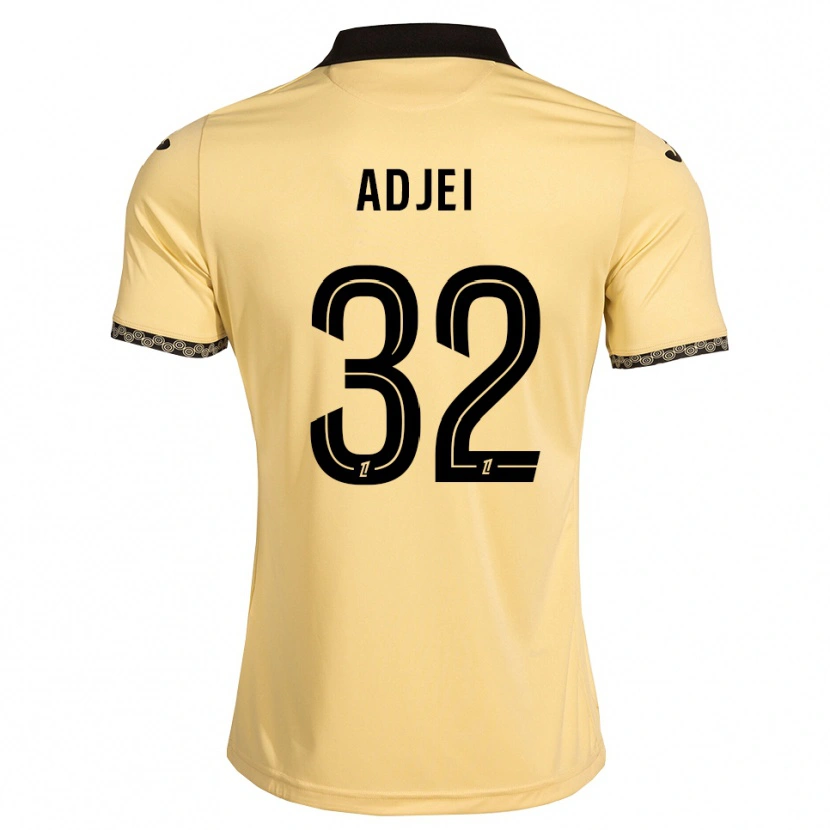 Danxen Hombre Camiseta Nathaniel Adjei #32 Blanco Navajo Negro 2ª Equipación 2026/27 La Camisa México