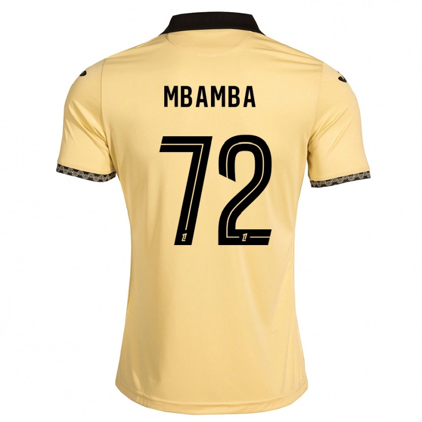 Danxen Hombre Camiseta Noah Mbamba #72 Blanco Navajo Negro 2ª Equipación 2026/27 La Camisa México