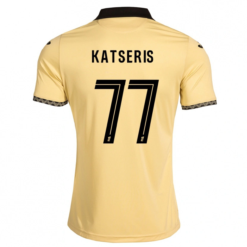 Danxen Hombre Camiseta Panos Katseris #77 Blanco Navajo Negro 2ª Equipación 2026/27 La Camisa México