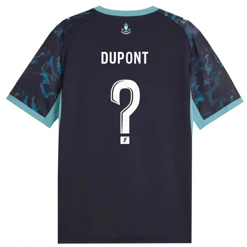 Danxen Hombre Camiseta Hugo Dupont #0 Turquesa Pálido Blanco Negro 2ª Equipación 2026/27 La Camisa México