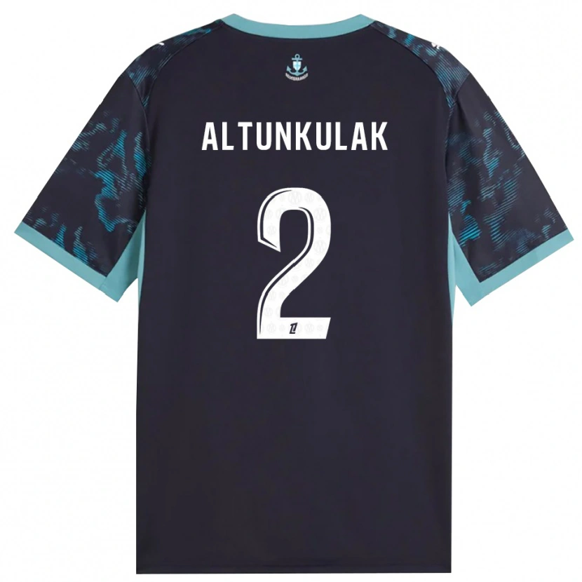 Danxen Hombre Camiseta Selen Altunkulak #2 Turquesa Pálido Blanco Negro 2ª Equipación 2026/27 La Camisa México