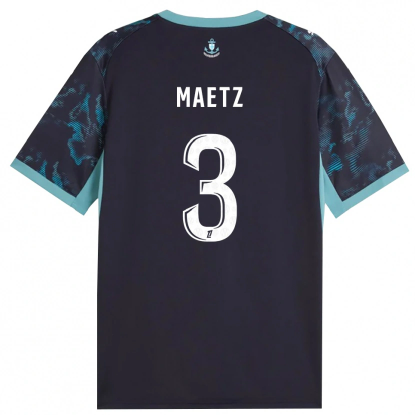Danxen Hombre Camiseta Agathe Maetz #3 Turquesa Pálido Blanco Negro 2ª Equipación 2026/27 La Camisa México