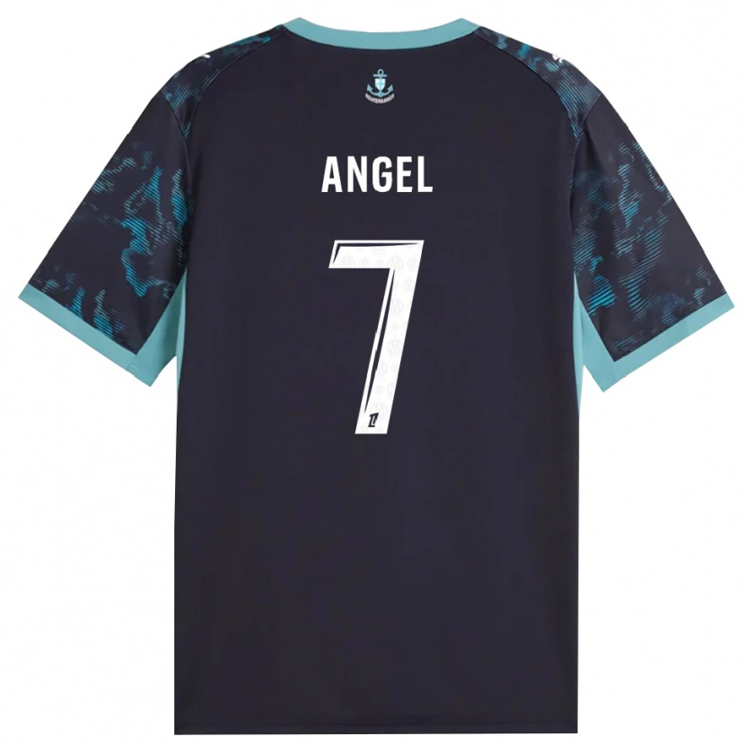 Danxen Hombre Camiseta Angel Gomes #7 Turquesa Pálido Blanco Negro 2ª Equipación 2026/27 La Camisa México