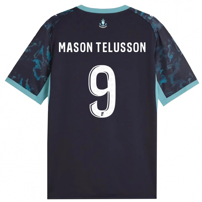 Danxen Hombre Camiseta Jah-Mason Telusson #9 Turquesa Pálido Blanco Negro 2ª Equipación 2026/27 La Camisa México