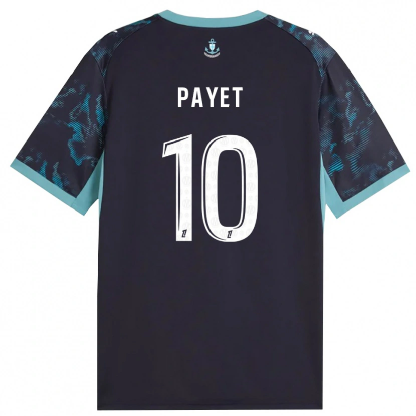 Danxen Hombre Camiseta Dimitri Payet #10 Turquesa Pálido Blanco Negro 2ª Equipación 2026/27 La Camisa México