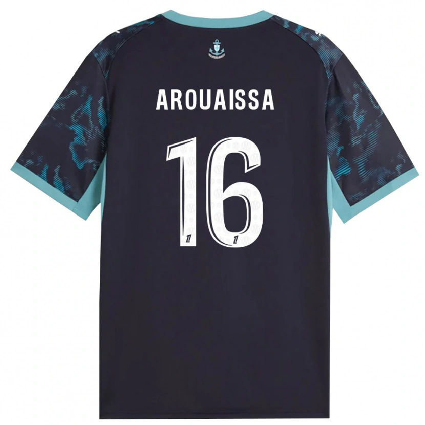 Danxen Hombre Camiseta Ines Arouaissa #16 Turquesa Pálido Blanco Negro 2ª Equipación 2026/27 La Camisa México
