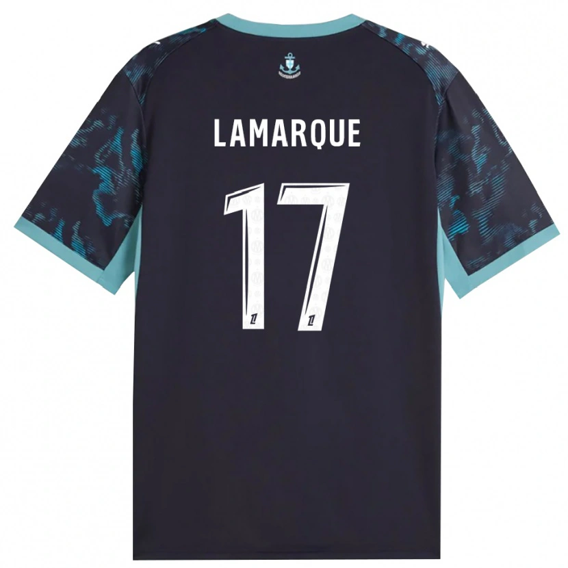 Danxen Hombre Camiseta Alais Lamarque #17 Turquesa Pálido Blanco Negro 2ª Equipación 2026/27 La Camisa México