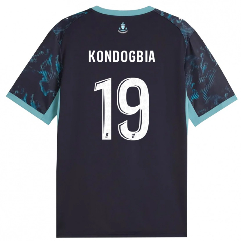 Danxen Hombre Camiseta Geoffrey Kondogbia #19 Turquesa Pálido Blanco Negro 2ª Equipación 2026/27 La Camisa México