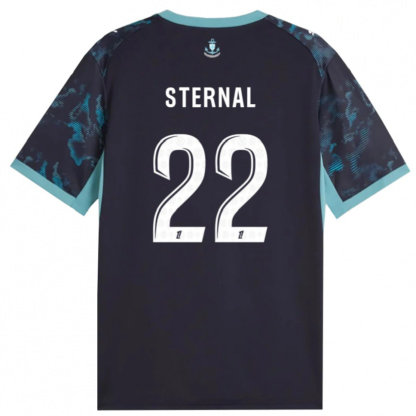 Danxen Hombre Camiseta Enzo Sternal #22 Turquesa Pálido Blanco Negro 2ª Equipación 2026/27 La Camisa México